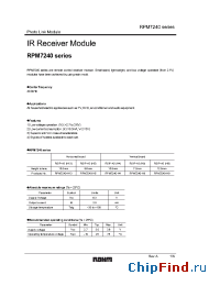 Datasheet RPM7240-H9 manufacturer Rohm